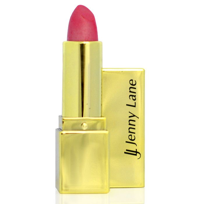 JENNY LANE Lipstick Gold & Classic UV 05 Klasická jahodová starorůžová perleťová rtěnka Tartasso 5g