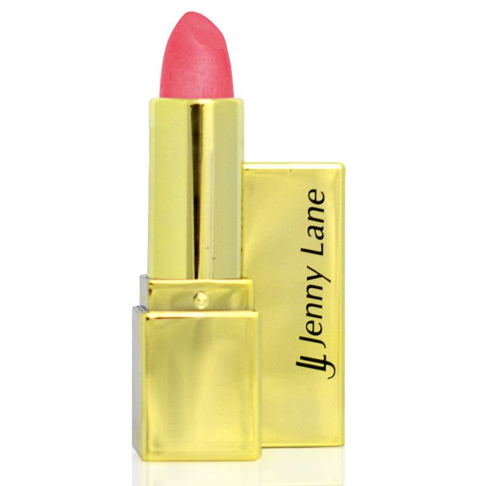 JENNY LANE Lipstick Gold & Classic UV 10 Klasická korálová matná rtěnka CORAL MIST 5g