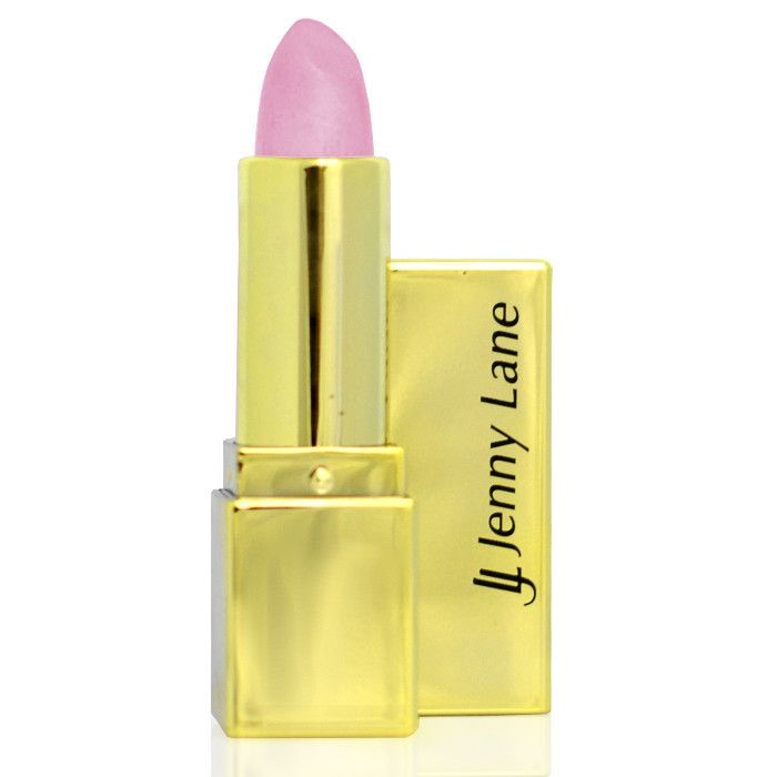 JENNY LANE Lipstick Gold & Classic UV 117 Klasická světle růžová perleťová rtěnka 5g