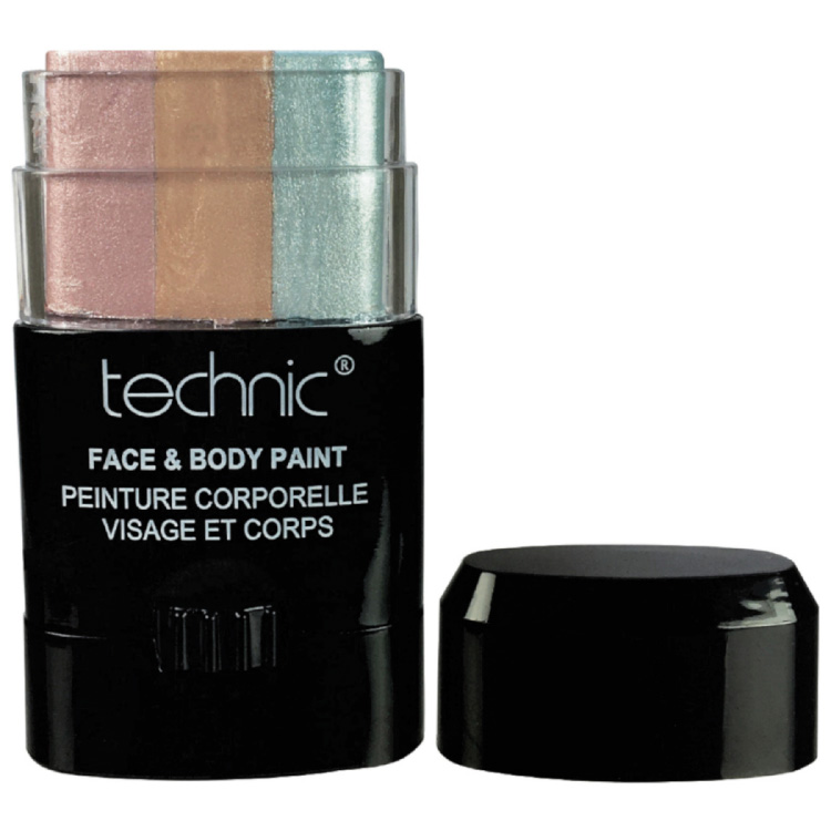 TECHNIC Perleťové pastelové barvy na obličej a tělo s dávkovačem Face & Body Paint Stick Pastel 8,5g